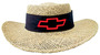 Photo of Bowtie Straw Hat    natural for 1970 Chevelle