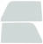 Photo of Door Window Glass  EL CAMINO  green for 1970 Chevelle