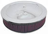 Complete Air Filter Assembly wChrome Lid    114 drop base 3 filter