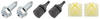 Photo of License Plate Fastener Sets 1964-77    original style for 1970 Chevelle