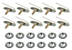 Photo of Molding Fastener Kits 1964-77 Universal    12 for 1970 Chevelle