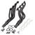 Photo of Headers High-Performance  396-502AC POWER STEERING AT MANUAL FLOOR ONLY 1-34 TUBES 3 COLLECTOR  black 1 6 45 208 for 1970 Chevelle
