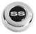 Photo of Horn Buttons Grant Classic Series    white SS on black for 1970 Chevelle