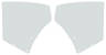 Photo of Glass Quarter Window  2-DOOR COUPEHARDTOP NO POST  clear for 1970 Chevelle