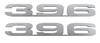 Photo of Emblems Stainless Steel    396 for 1972 Chevelle