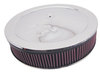 Complete Air Filter Assembly wChrome Lid    78 drop base 5 filter
