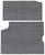 Photo of Trunk Mats  1969-72  1-piece greengray for 1970 GTO