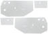 Photo of Door Panel Water Shields    convertible for 1970 GTO