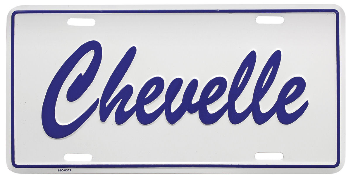 1969 Chevelle License Plates : Gifts & Apparel @ OPGI.com