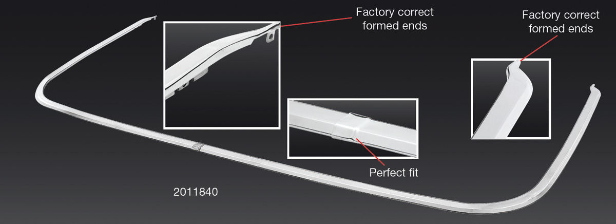 Restoparts Chevelle Pinchweld Molding Set 1968 72