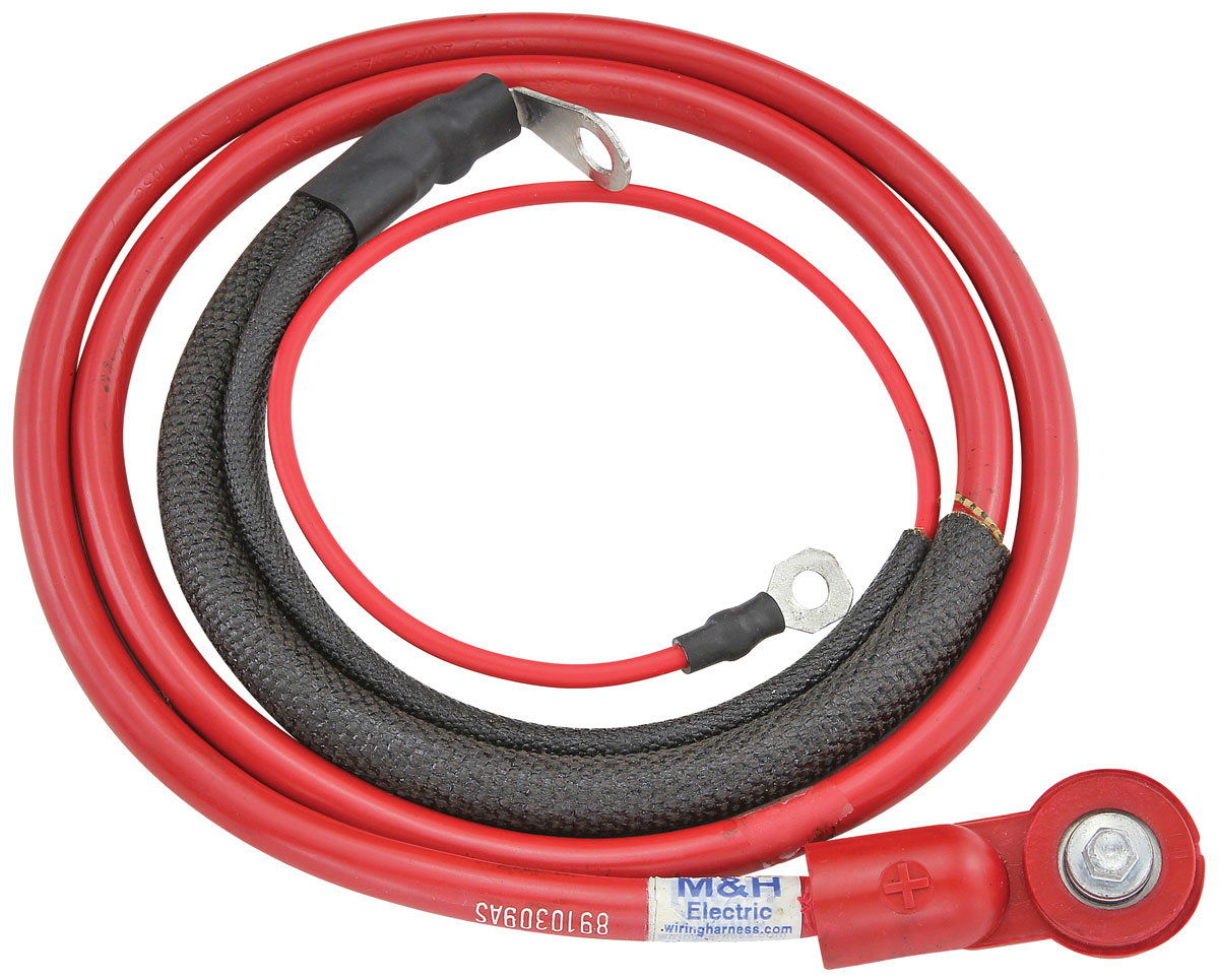 M&amp;H 1972 Cutlass Battery Cable, Side Post Positive V8 
