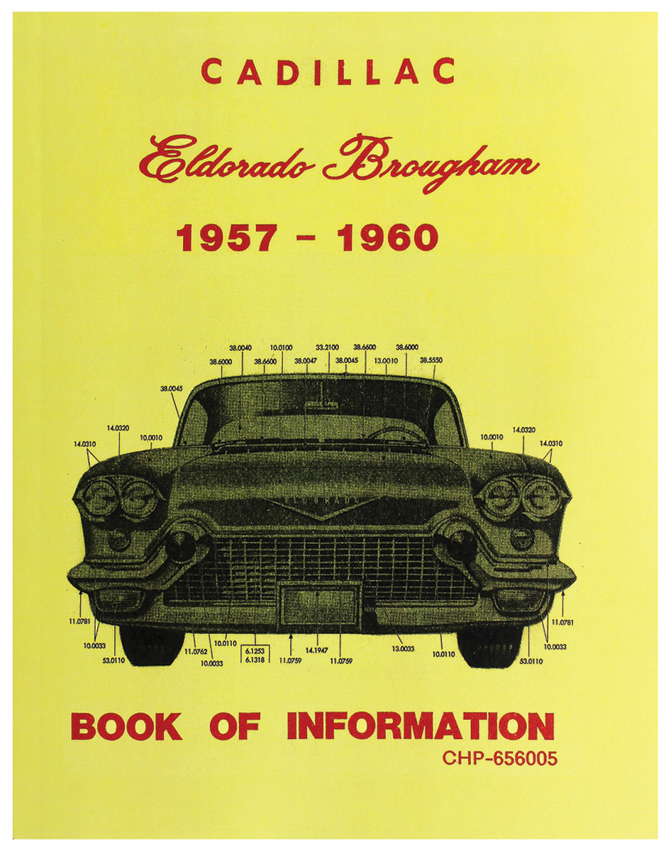 Chassis & Shop Service Manual - Reference Manual Supplement (Eldorado  Brougham). click to enlarge