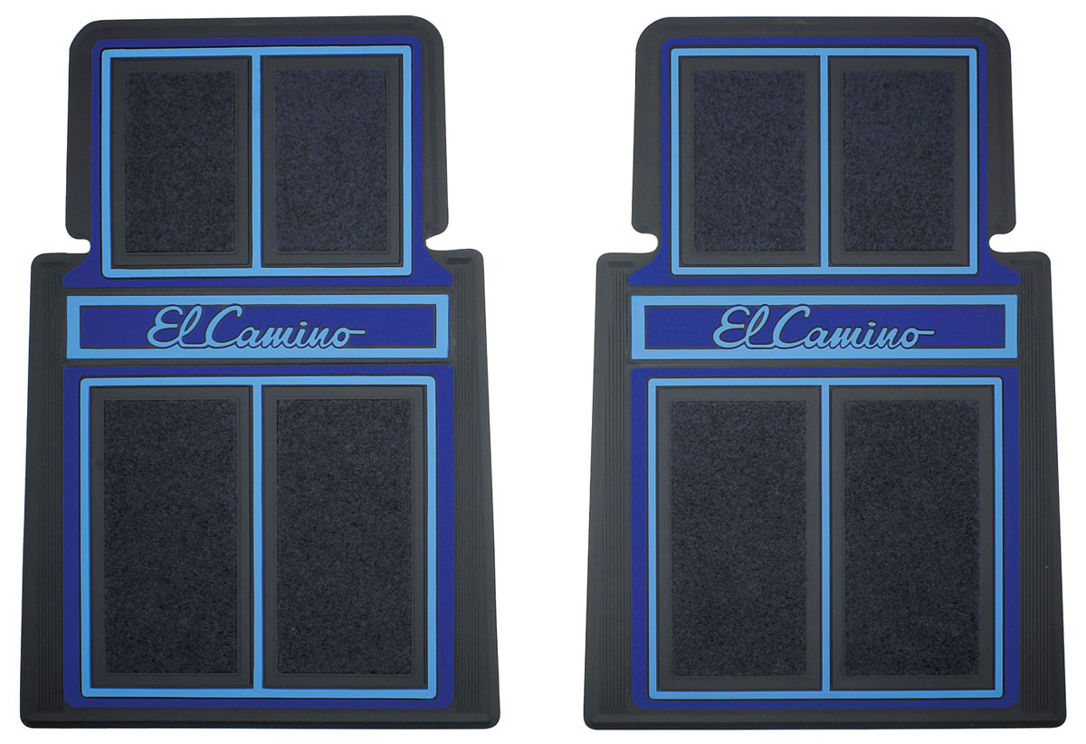 RESTOPARTS El Camino Floor Mats, Designer Fits 197887 El Camino