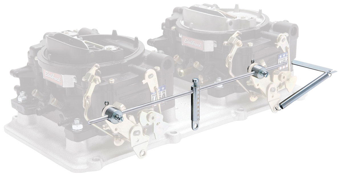 Edelbrock Manifold Throttle Linkage, Street Tunnel Ram (forward mount carb) Fits 197888 Malibu