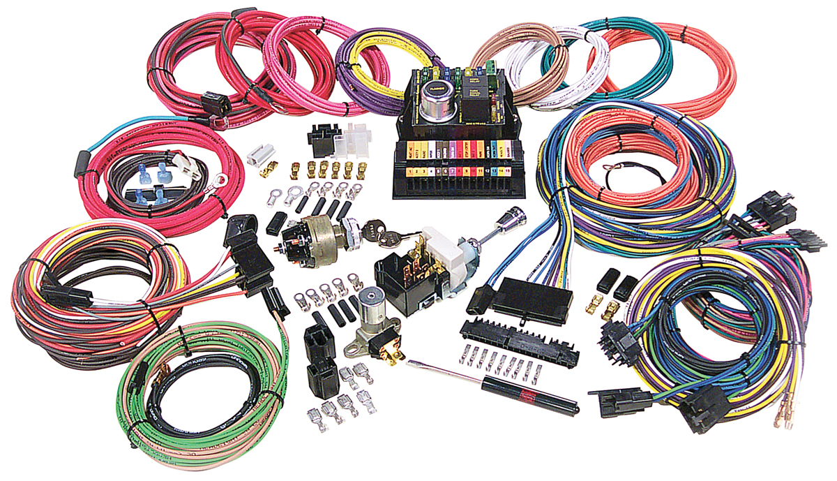 American Autowire Wiring Harness Kit, Highway 15 Fits 1964 ... 77 pontiac firebird wiring diagram 