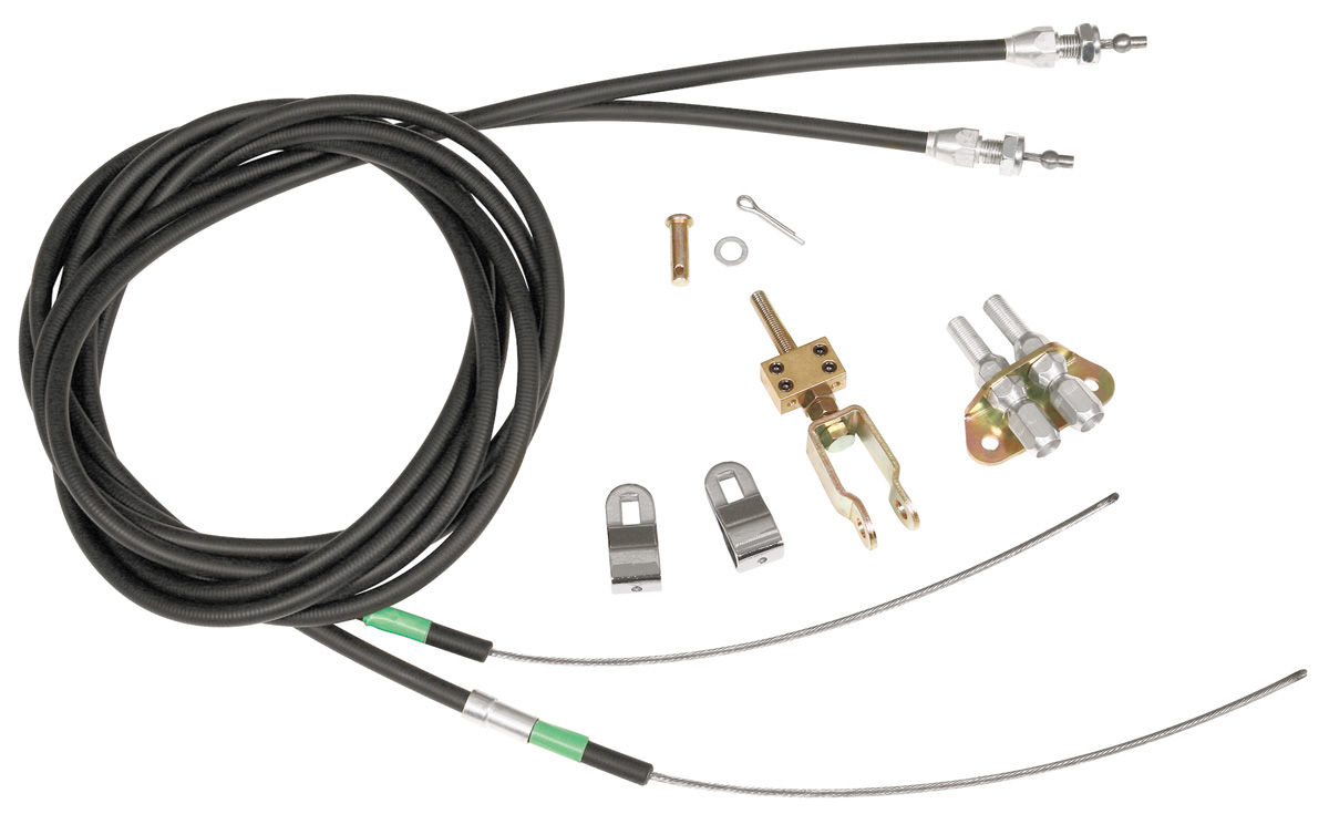 Wilwood 196472 Chevelle Parking Brake Cable Kit, Rear