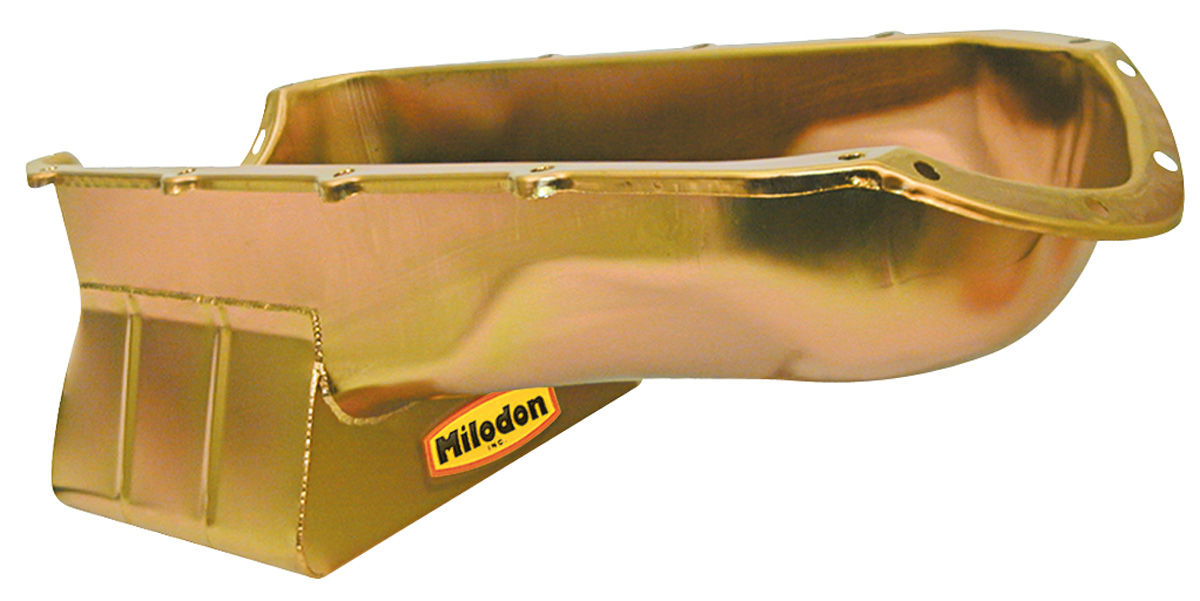 MILODON 196373 GTO Oil Pan, HighCapacity Low Profile