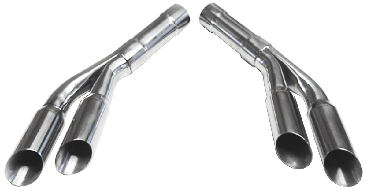 1972 GTO Exhaust Splitter, Chrome
