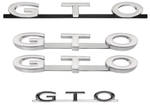 Photo represents subcategory: Complete Nameplate Kits for 1966 GTO