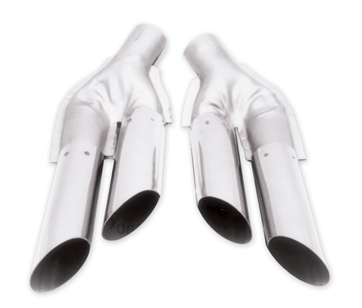 196465 GTO Exhaust Splitter, Chrome