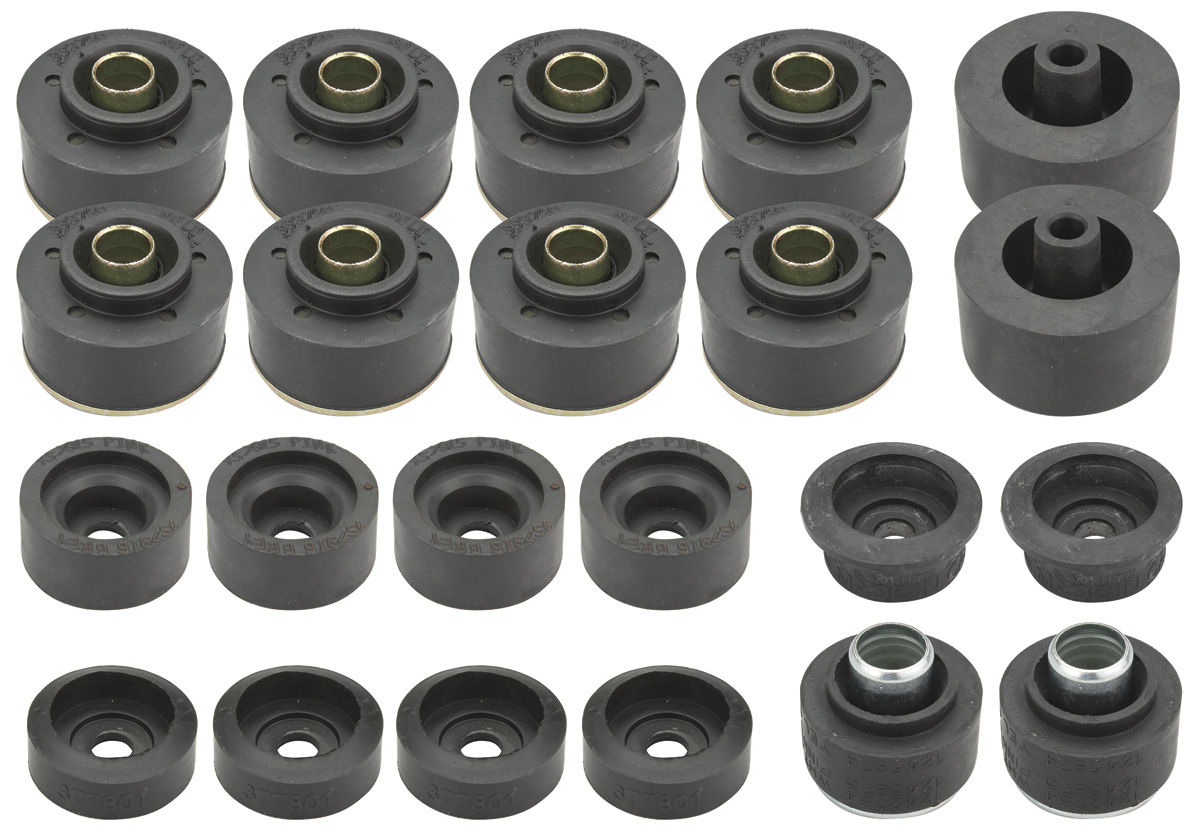 RESTOPARTS Malibu Body Bushing Kit (Rubber) Fits 197888 Malibu