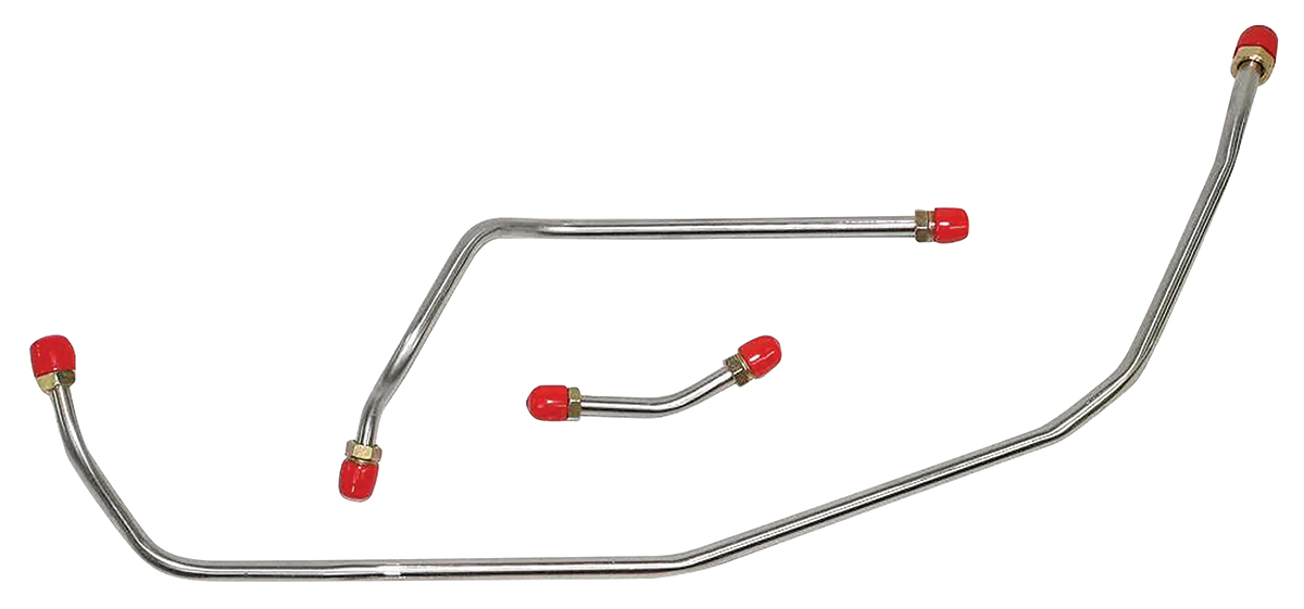 Fine Lines 1970 Chevelle Fuel PumpToCarburetor Line Set BigBlock LS6 w/Long Fuel Pump w