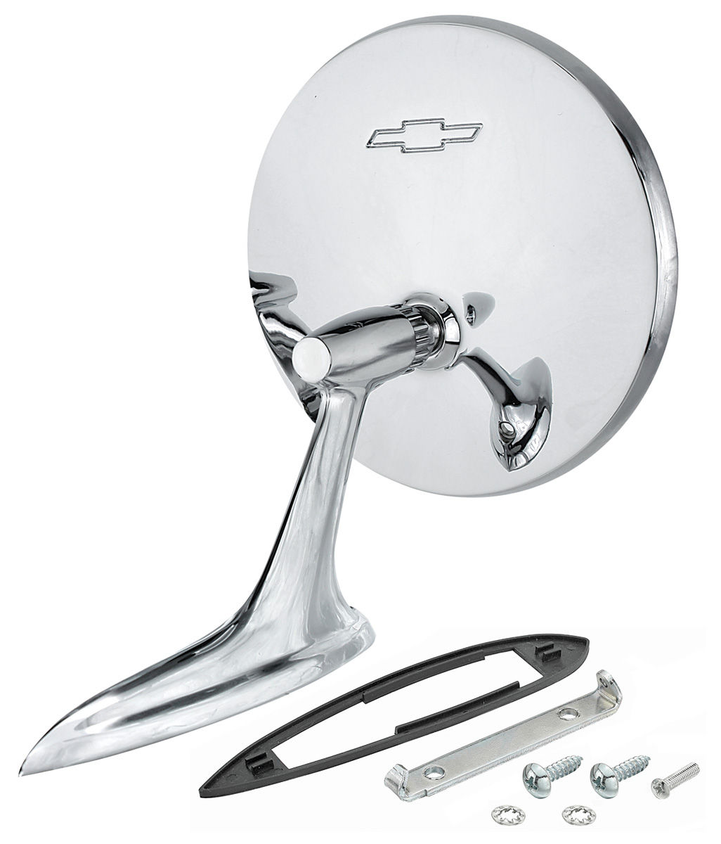 RESTOPARTS Chevelle Mirror, 196465 Bowtie Fits 196465 Chevelle