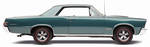 Photo represents subcategory: Side Of Body Moldings for 1966 GTO