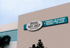 Chevelle Classics name is officially changed to Original Parts Group