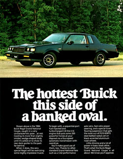 1984 buick grand national ad