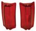 Lens, Tail Lamp, 1965 El Camino/Wagon, Red