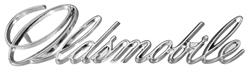Emblem, Hood, 1971-72 Cutlass, Oldsmobile Script