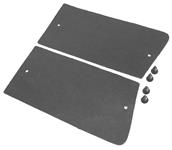 Radiator Seals, 2/3-Row, 1970-72 Oldsmobile, w/o A/C, 6pc
