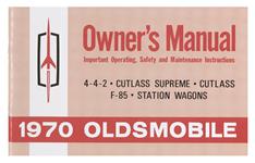 Owners Manual, 1970 Oldsmobile