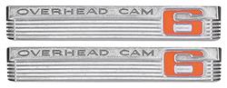 Emblem, Fender, 1966 LeMans & Tempest, Overhead Cam 6, Pair