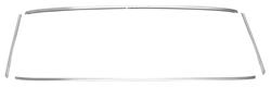 Window Reveal Molding Set, Rear, 1964-65 Chevelle 2dr Coupe (OEM Premium)