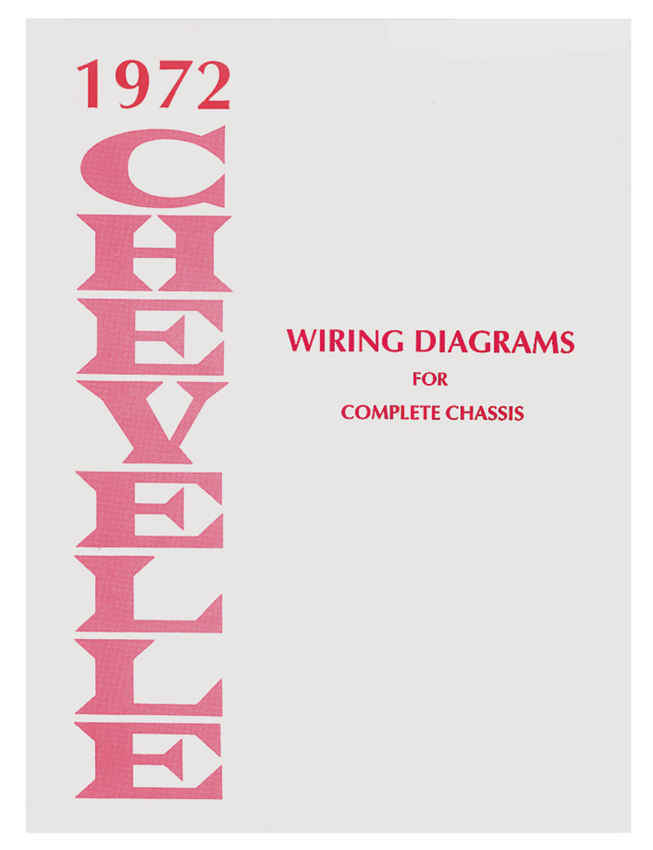 Wiring Diagram Manual 1972 Chevelle El