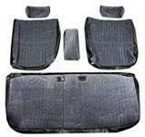 Seat Upholstery, Cloth, 1978-80 El Camino, Ft Split Bench, 11 Vert Pleat w/Arm