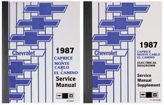 Service Manual, Chassis, 1987 Malibu/El Camino/Monte Carlo