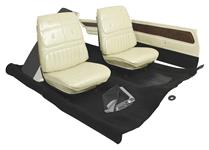 Interior Kit, 1971 Cutlass Holiday & "S", Stage I, Buckets, Coupe, PUI