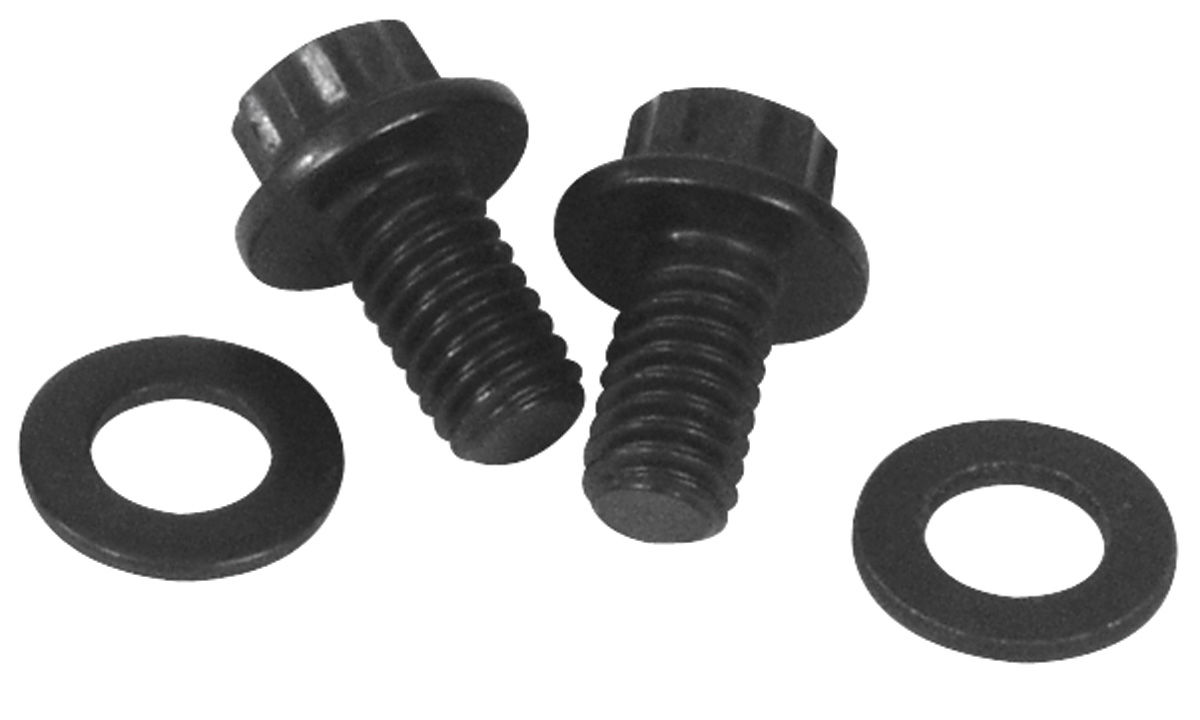 Bolts, Alternator Bracket, ARP, Pontiac, Black, Hex Head