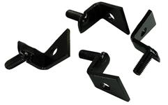 Exhaust "L" Brackets, For Manifolds, 1972-73 GTO