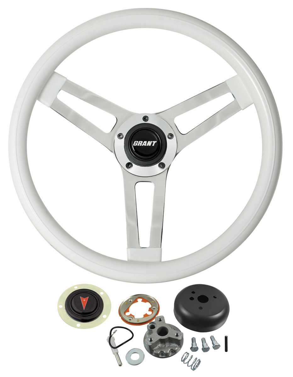 Steering Wheel Kit, Grant Classic 5, 195963/196768 Pontiac, White