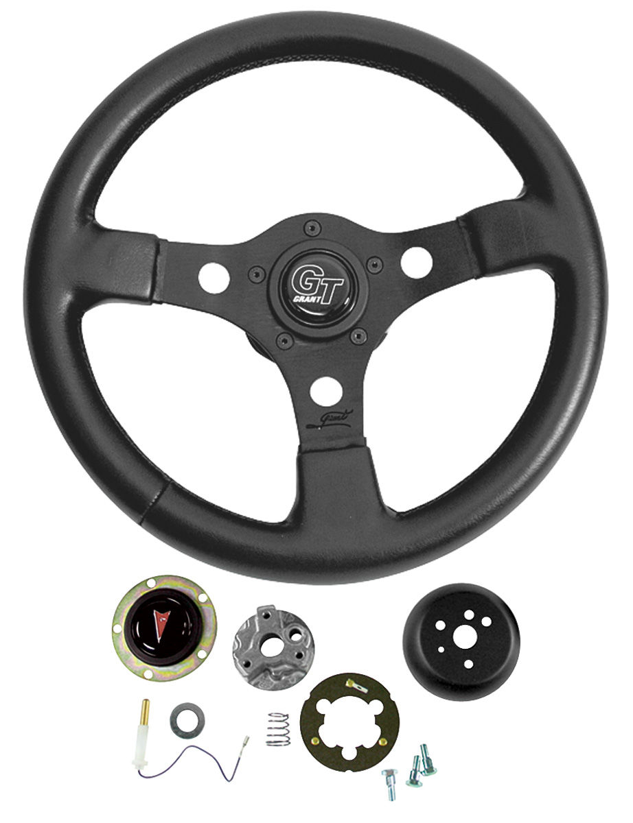 Grant Steering Wheel Kit, Formula GT, 196466 G/T/L, Black