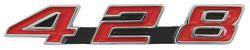 Emblem, Radiator Support, 1967-68 Bonneville/Catalina/Grand Prix, 428