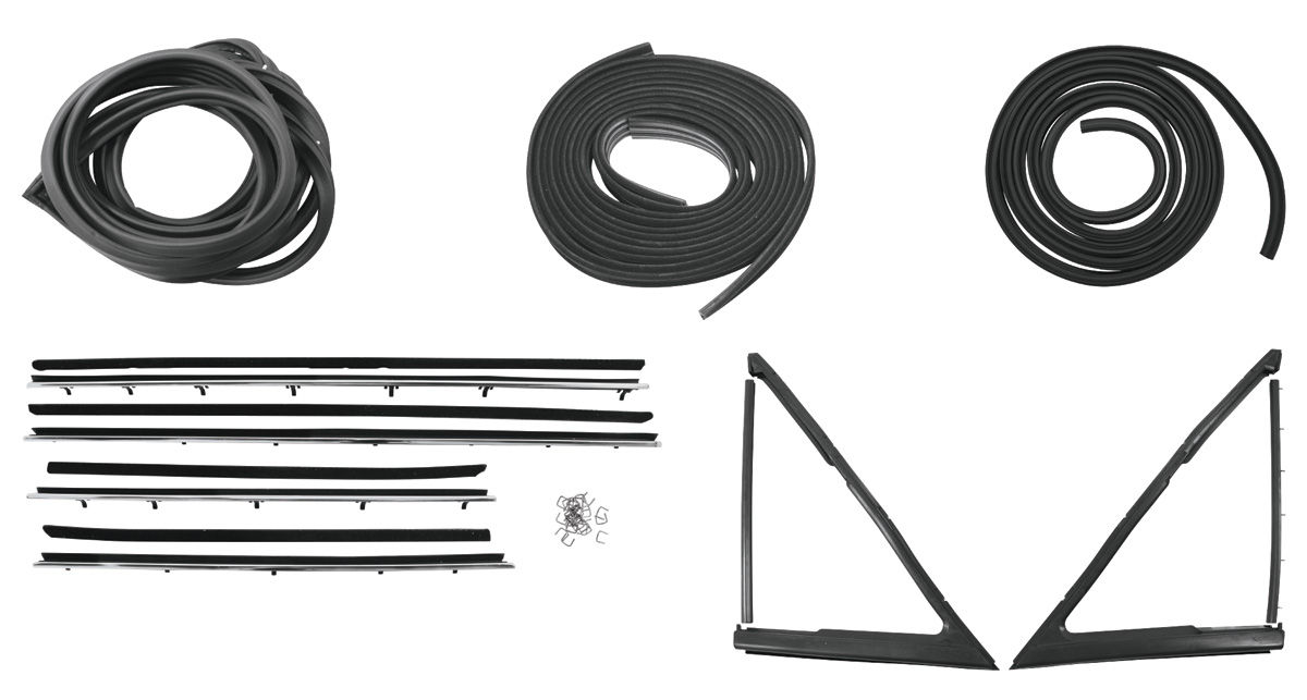 G&M プルトニー Seal Kit, 1966-1967 GTO/Lemans Stage I, 2dr Sedan, Repro