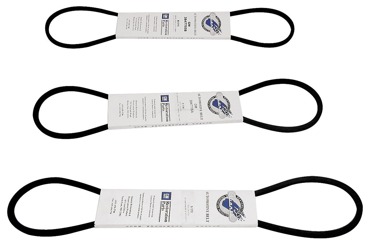 Power Steering Belt,1966 GTO w/o AC