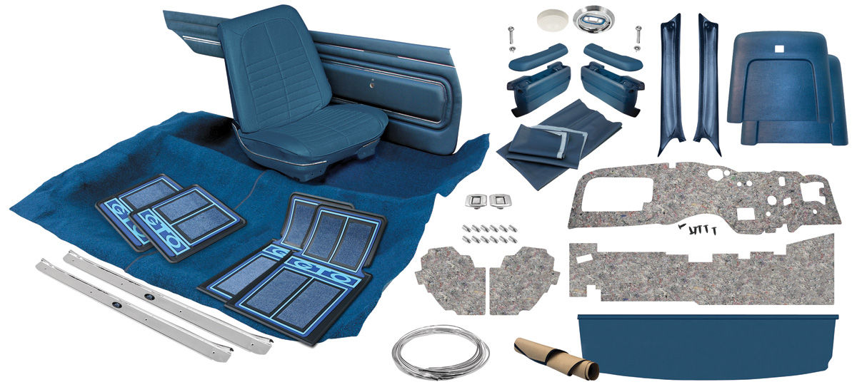 1964-67 GM A-Body Coupe Complete Interior Insulation Kit