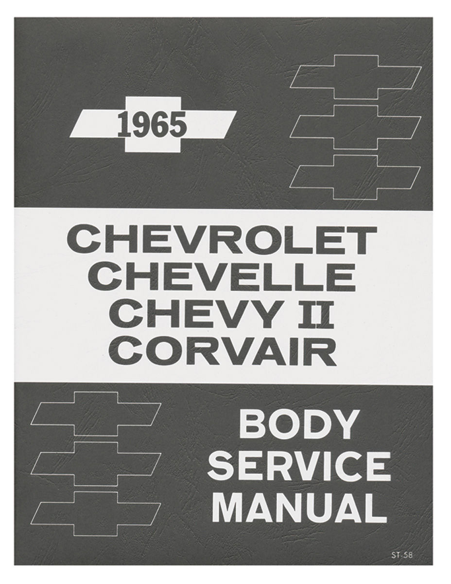 Service Manual, Body, 1965 Chevrolet