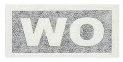 Stencil, M22 Transmission, 1971 Oldsmobile "WO"
